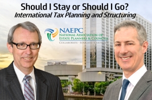 Gary &amp; Thom head to Miami, where they present to the Estate Planning Council of Greater Miami, his seminar, &quot;Should I Stay or Should I Go? International Tax Planning and Structuring&quot; at the Hyatt Regency Miami