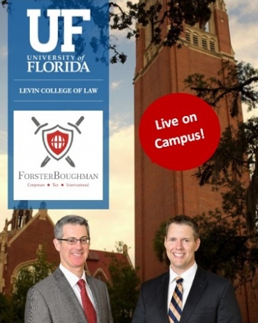 Gary and Brian go Live on campus and present their seminar &quot;Foreign and Domestic Asset Protection Trusts and Associated Taxation&quot; to faculty and students at the University of Florida Levin College of Law in Gainesville