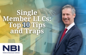 Gary analyzes the limits of protective structuring across jurisdictions, focusing on how to best avoid the weaknesses and bolster the strengths of the single member LLC, in his seminar: &quot;Single Member LLCs: Top 10 Tips and Traps&quot; for the NBI