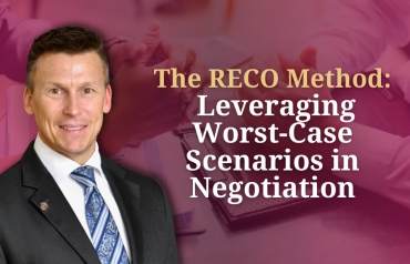 Eric explores how fear of loss can drive stronger negotiation outcomes, in his seminar: 