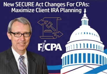 Thom presents at the FICPA Federal Tax Conference.  He discusses techniques CPAs can use to assist their clients with newly proposed IRA distribution regulations.