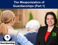 Teresa presents on the weaponization of guardianships, reviewing real-life scenarios where guardianships went wrong and shedding light on how this can happen, in her seminar, 