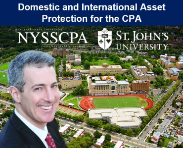 Gary and Brian return to New York City to present their seminar, &quot;Domestic &amp; International Asset Protection for the CPA&quot; for the New York State Society of CPAs at St. John&#039;s University