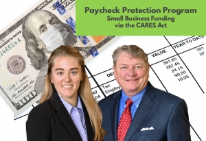 Paige and Skip provide businesses with crisis relief information in their seminar &quot;Paycheck Protection Program for Small Businesses in the CARES Act&quot; via Live National Webinar